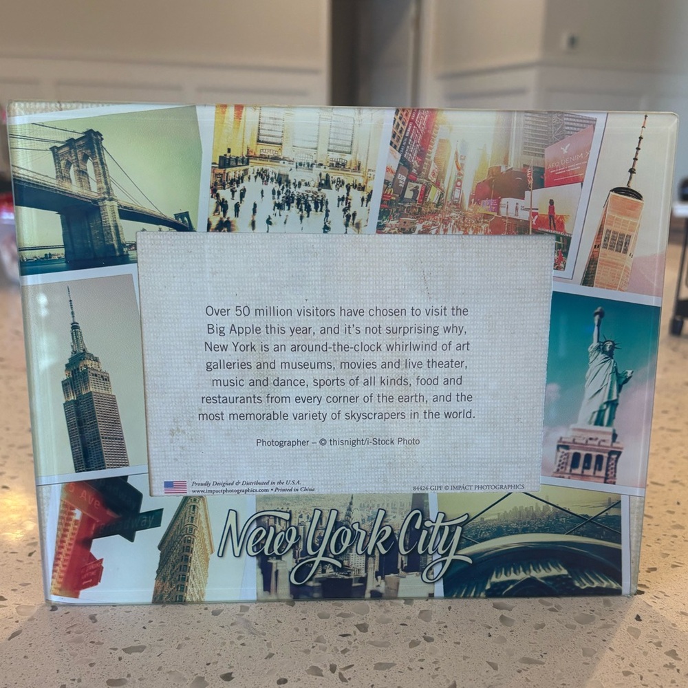 New York City Travel Vacation Photo ‎ Frame